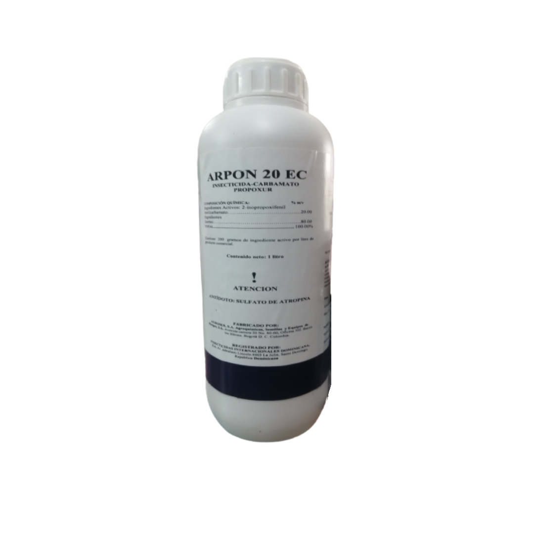 Insecticida líquido para Fumigación y Control de Plagas ARPON 20 EC